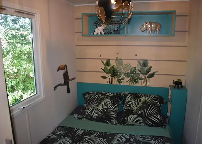 Tente de luxe Mobil-home Sur Terrain Bucolique