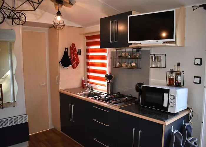 Tente de luxe Mobil-home Sur Terrain Bucolique